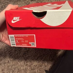 Nike Red Shoe Box with White Logo